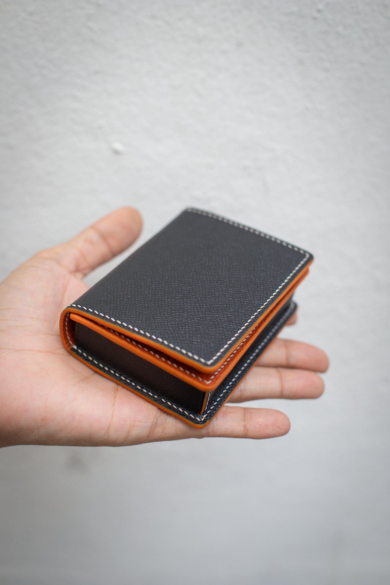 Premium Leather Playing Cards Case - Single Deck with Gaff Card or ATM Slots