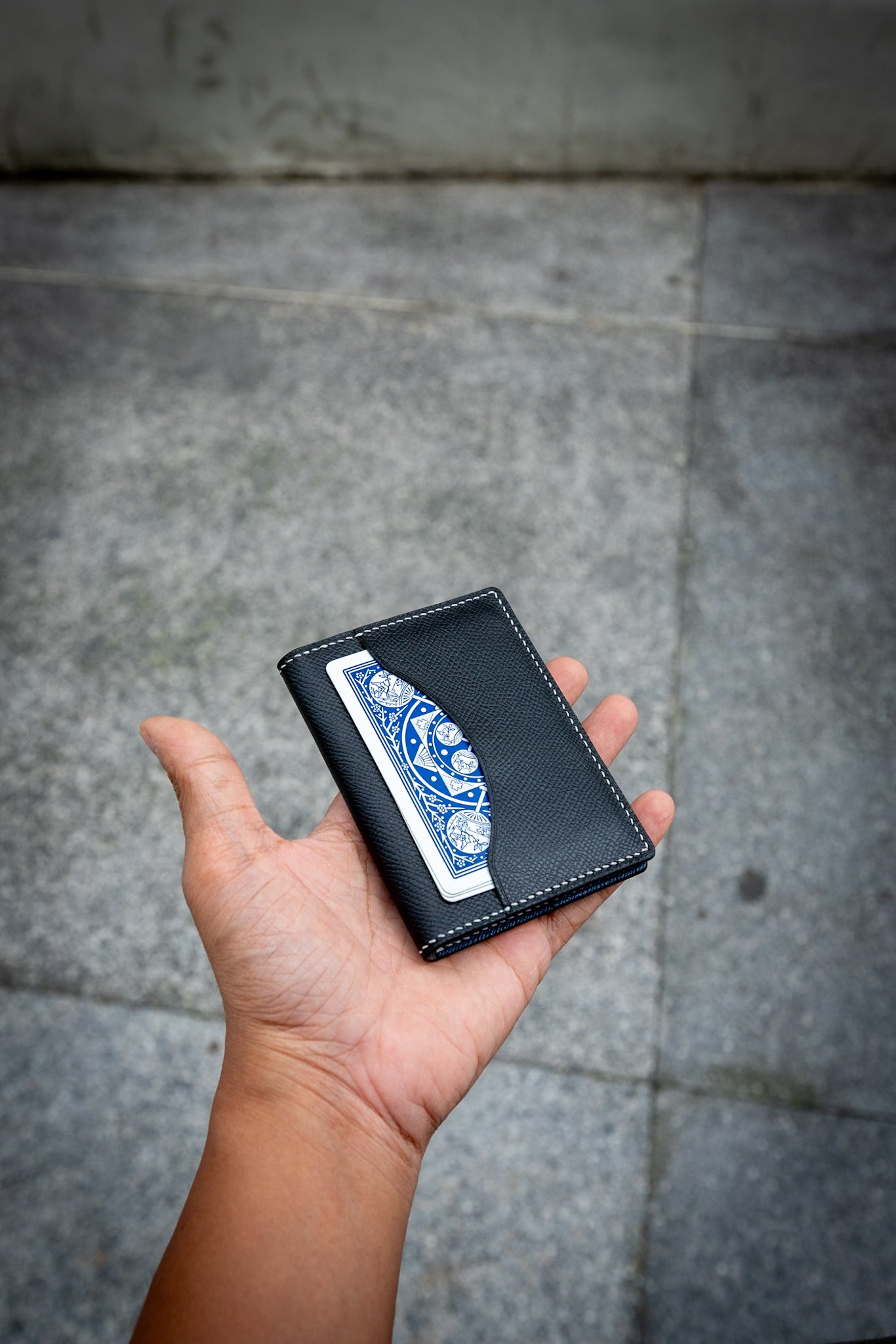 Magician's Coins & Packets Tricks Holder Wallet - Handmade Leather