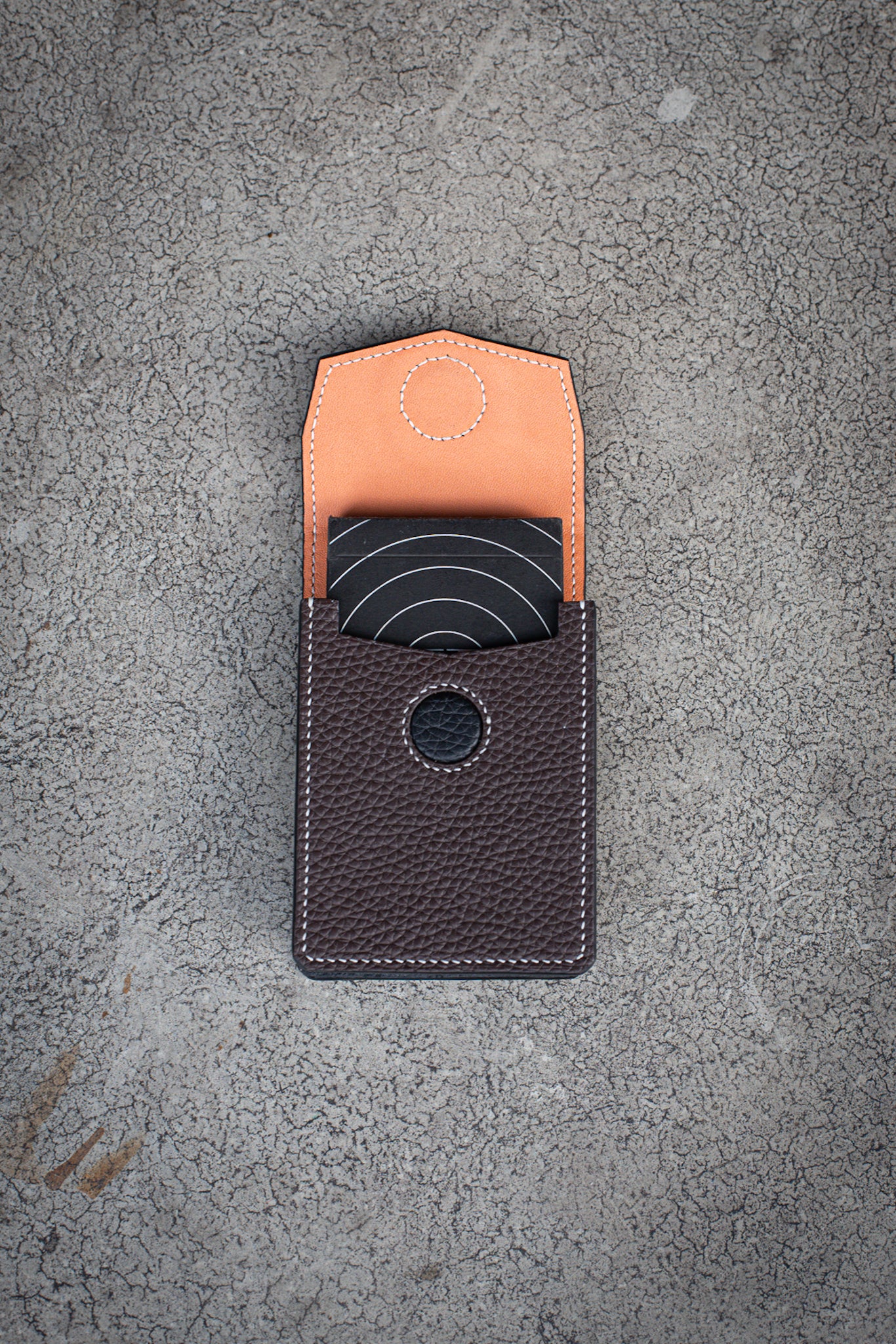 THE VERO -Togo Leather Deck Holder