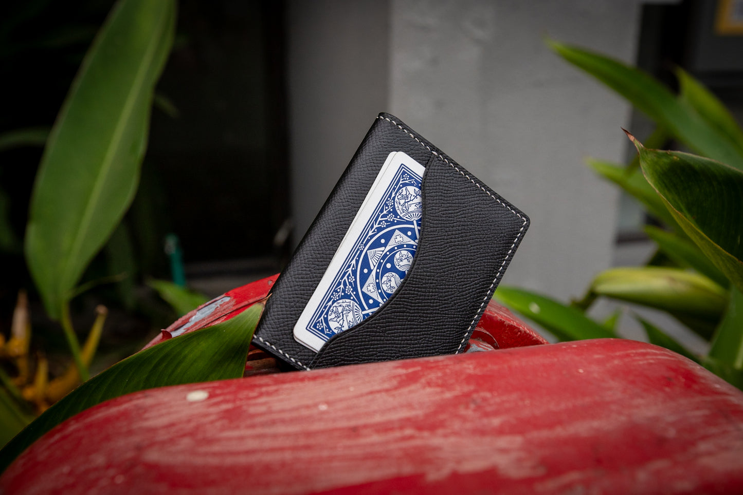 Magician's Coins & Packets Tricks Holder Wallet - Handmade Leather