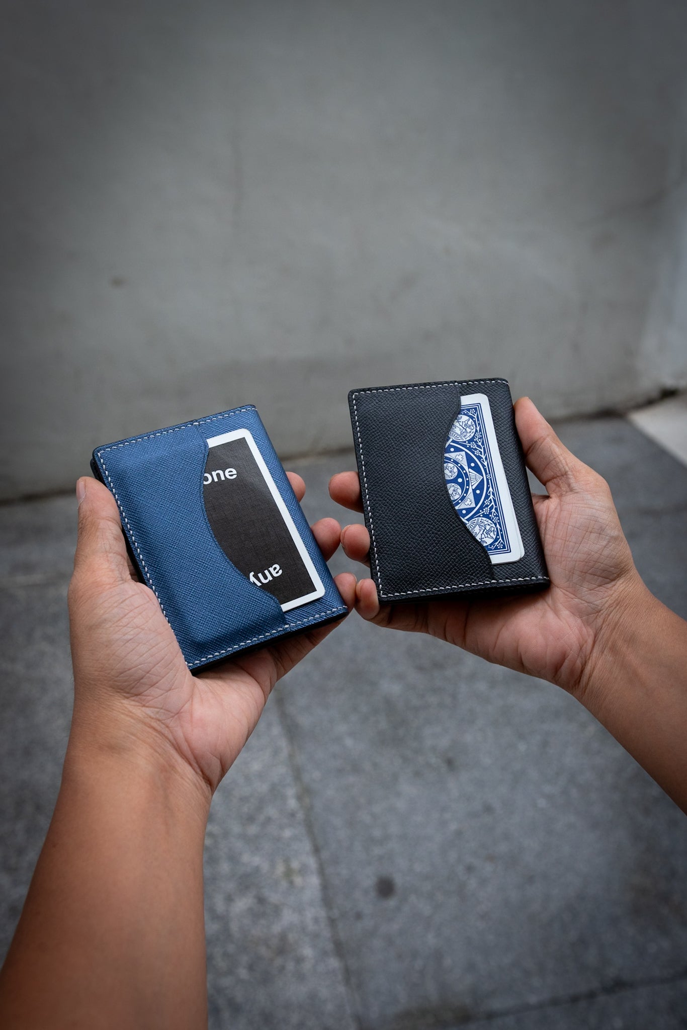 Magician's Coins & Packets Tricks Holder Wallet - Handmade Leather